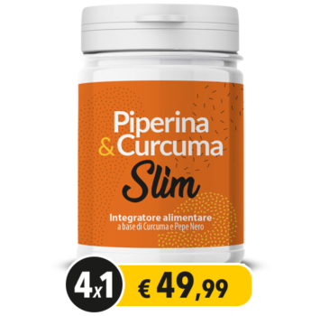 Piperina e Curcuma Slim